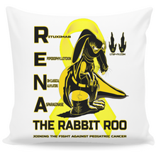 RENA The Pediatric Cancer Fighting Rabbit Roo Pillows