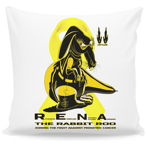 RENA The Pediatric Cancer Fighting Rabbit Roo Pillows