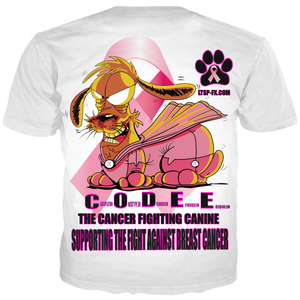 CODEE The Cancer Fighting Canine Tshirt