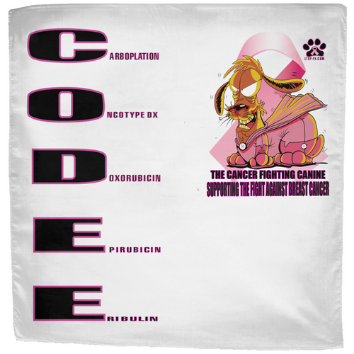 CODEE The Cancer Fighting Canine Bandanas