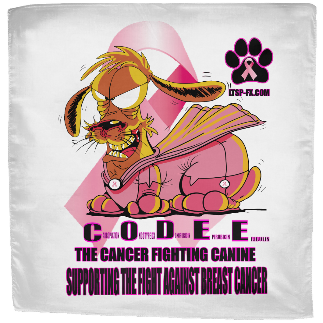 CODEE The Cancer Fighting Canine Bandanas