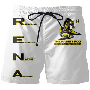 RENA The Pediatric Cancer Fighting Rabbit Roo Swim Shorts