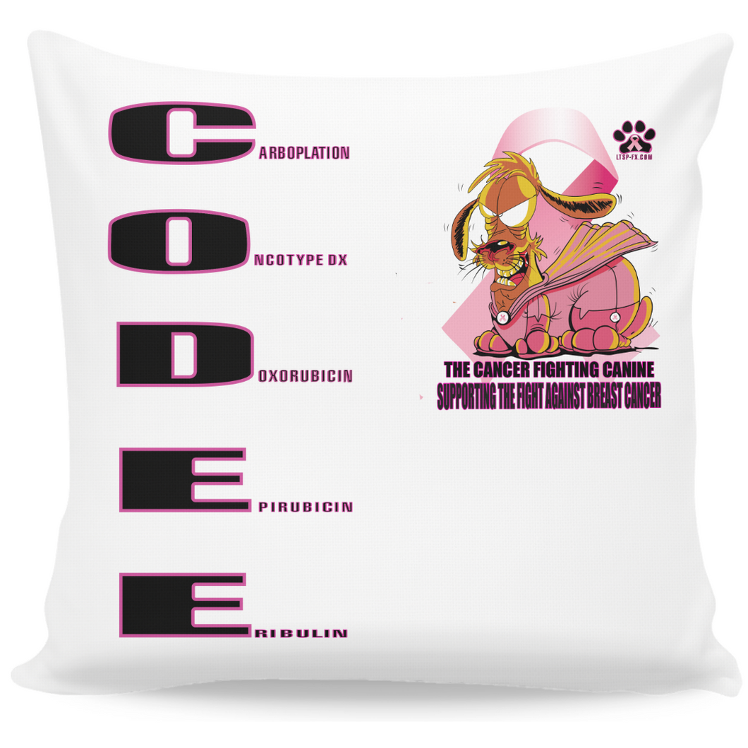CODEE The Cancer Fighting Canine Pillows