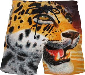 Jaguar Head Swim Shorts