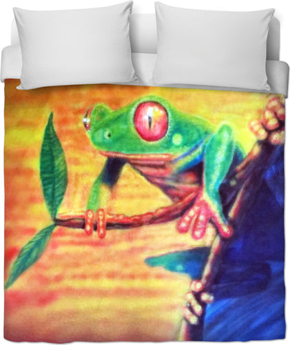 Tree Frog Duvet Cover